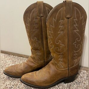 Dan Post Men’s 9D Brown Leather Cowboy Boots